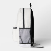Monogram Modern Wit Bedrukte Rugzak (Rechts)