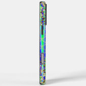 Monogram Modern Zeemeermin Glitter Groen Blauw Case-Mate iPhone Case (Achterkant / Rechts)
