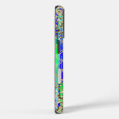 Monogram Modern Zeemeermin Glitter Groen Blauw Case-Mate iPhone Case (Achterkant / Rechts)