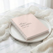 Monogram Moderne Chic Script Calligraphy Planner