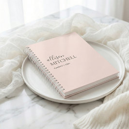 Monogram Moderne Chic Script Calligraphy Planner