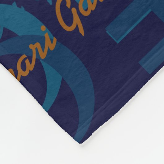 Monogram Moderne Collage van Initialen & Namen Fleece Deken (Hoek)