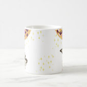 Monogram Moderne Cowgirl Benen Cowboy Disco Ball Koffiemok (Center)