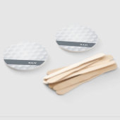 Monogram. Moderne golfbal textuur. Handwaaier (Niet-gemonteerd)