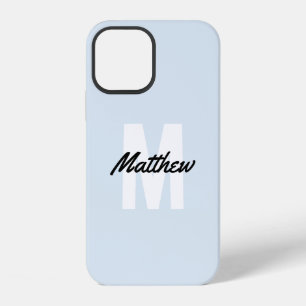 Monogram Moderne Handgeschreven Naam Case-Mate i iPhone 12 Hoesje