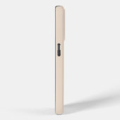 Monogram moderne minimale crème Case-Mate iPhone case (Achterkant / Rechts)