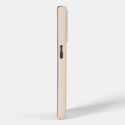 Monogram moderne minimale crème Case-Mate iPhone case (Achterkant / Rechts)