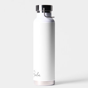 Monogram Moderne Minimalistische Handgeschreven Sc Waterfles