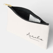 Monogram Moderne Minimalistische Handtekening Scri Etui (Open)