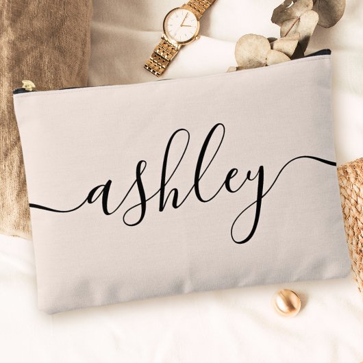 Monogram Moderne Minimalistische Kalligrafie Scrip Etui