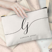 Monogram Moderne Minimalistische Kalligrafie Scrip Etui