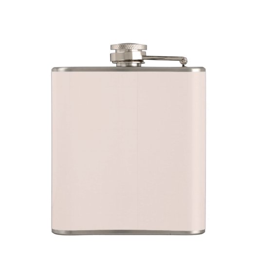 Monogram Moderne minimalistische stijlvolle blush  Heupfles (Achterkant)