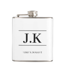 Monogram Moderne Minimalistische Vaderdag Aandenke