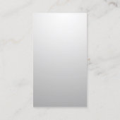 Monogram Moderne Pianist Muzikant Muziek Visitekaartje (Achterkant)