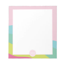 Monogram moderne roze abstract meisjesachtige golv