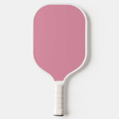 Monogram Moderne Strepen Roze Wit Pickleball Paddle (Achterkant)