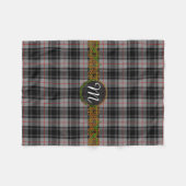 Monogram Moffat Tartan Fleece Deken (Voorkant (Horizontaal))