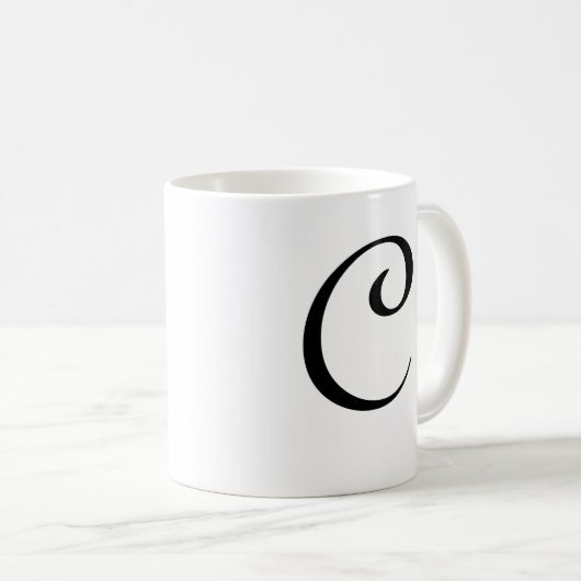 Monogram Mok "C" (Voorkant rechts)