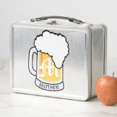 Monogram Mok en naam van de voorste bier (In situ)