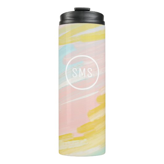 Monogram mok van geblazen schilderij geïsoleerde t (Voorkant)