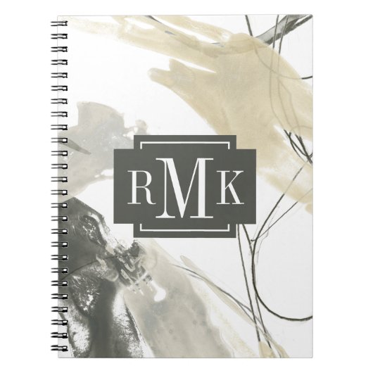 Monogram | Monochrome Momentum Notitieboek (Voorkant)