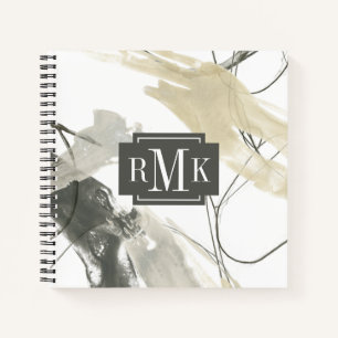 Monogram Monochroom Momentum Notitieboek
