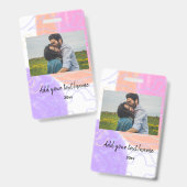 monogram monogram monogram met een eenvoudige, aan badge (Voor- en achterkant)