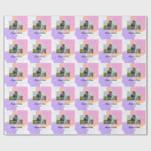 monogram monogram monogram met een eenvoudige, aan cadeaupapier (Vlak)