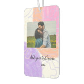 monogram monogram monogram met een eenvoudige, aan luchtverfrisser (Links)