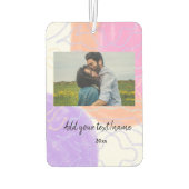 monogram monogram monogram met een eenvoudige, aan luchtverfrisser (Achterkant)