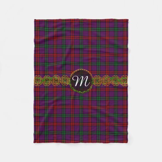 Monogram Montgomery Tartan Fleece Deken (Voorkant)
