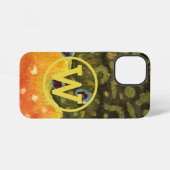 Monogram Mooi Brook Forel Vel, Fly Fishing iPhone Hoesje (Achterkant horizontaal)