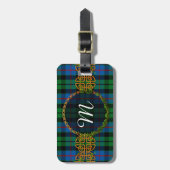 Monogram Morrison Tartan Bagagelabel (Voorkant verticaal)