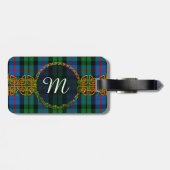 Monogram Morrison Tartan Bagagelabel (Achterkant horizontaal)