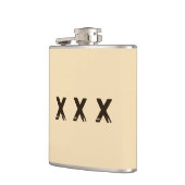 Monogram motorstijl heupfles (Links)