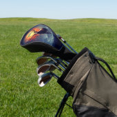 Monogram Mountain Buck loopt van brandend vuur Golfheadcover (Insitu)