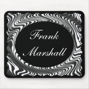 Monogram - MOUSEPAD-ZEBRA STRIPE ONTWERP Muismat
