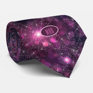 Monogram Mousserende spin Webs Business Necktie Stropdas