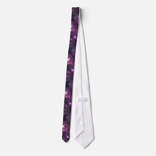Monogram Mousserende spin Webs Business Necktie Stropdas (Achterkant)