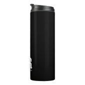 Monogram MR (zwart/wit) Thermosbeker (Geroteerd rechts)