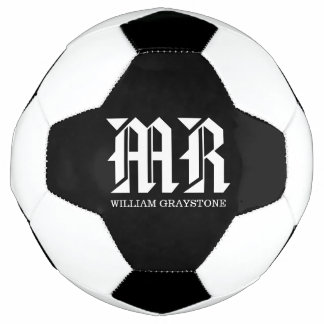 Monogram MR (zwart/wit) Voetbal