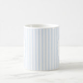 Monogram Mug Letter G, Blue Striped Koffiemok (Center)