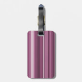 Monogram muggenstrepen bagagelabel (Achterkant verticaal)