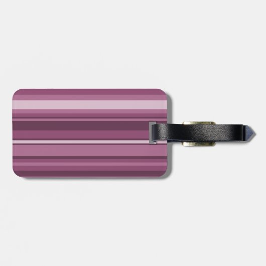 Monogram muggenstrepen bagagelabel (Achterkant horizontaal)