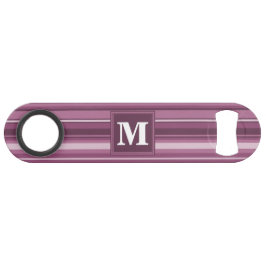 Monogram muggenstrepen speed flessenopener