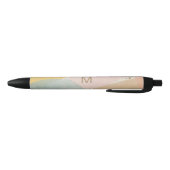Monogram Multi Kleur Modern Abstract Zwarte Inkt Pen (Bodem)