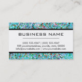 Monogram Multicolor Modern Grit Glitter #7 Visitekaartje (Achterkant)
