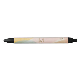 Monogram Multikleur Modern Abstract Zwarte Inkt Pen