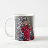 Monogram Multiple Photo Collage Photo Layout Koffiemok (Links)