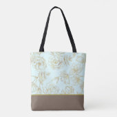 monogram muntgoud rozen tote bag (Achterkant)